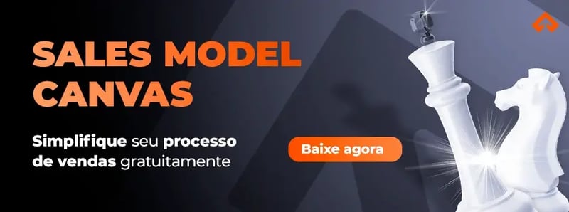 Banner com CTA para download do material ales Model Canva