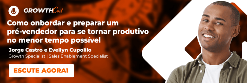 banner que encaminha para episódio de podcast sobre pré-vendas