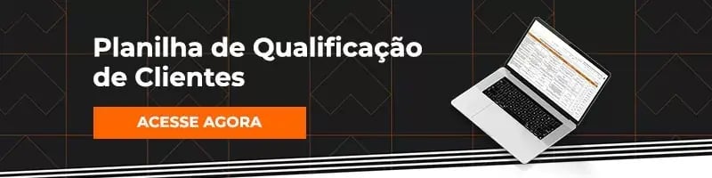 planilha para a qualificação de clientes