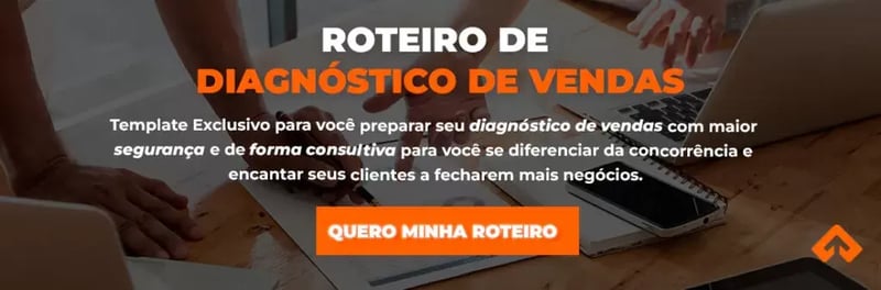 Template Exclusivo para você preparar seu diagnóstico de vendas com maior segurança e de forma consultiva para você se diferenciar da concorrência e encantar seus clientes a fecharem mais negócios.